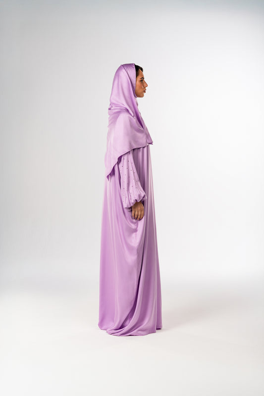 Light Purple with European hotfix Prayer Robe