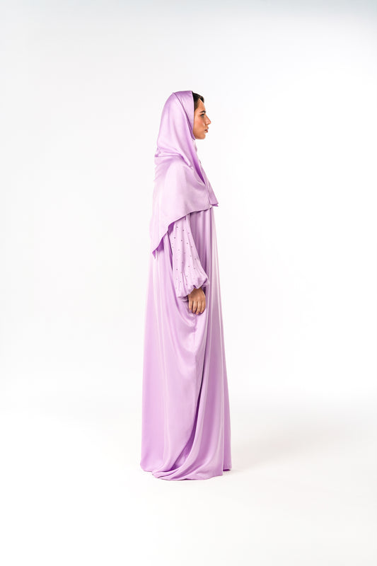 Light Purple with European hotfix Prayer Robe