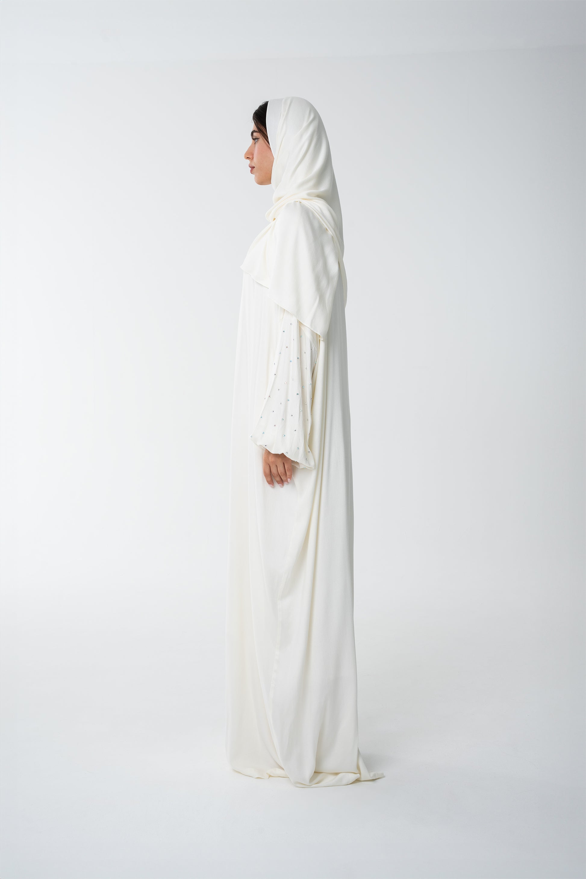 Off-White Prayer Robe - House of Caftan
