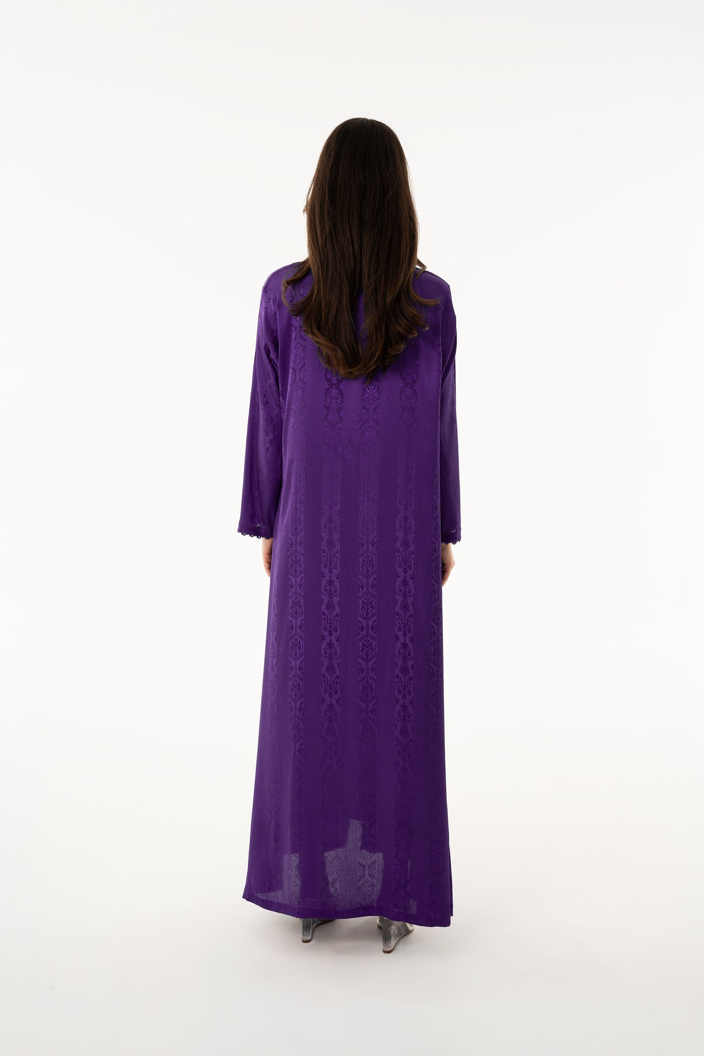 Purple Handmade Caftan - House of Caftan