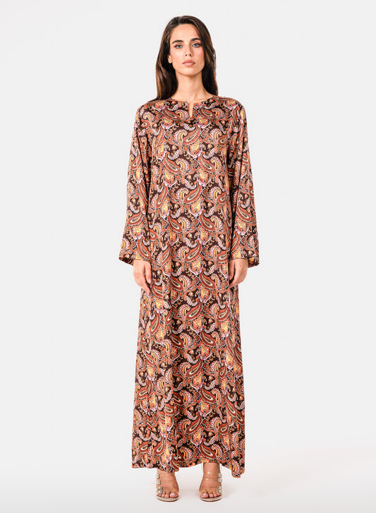 Italian Royal Paisley Viscose Caftan
