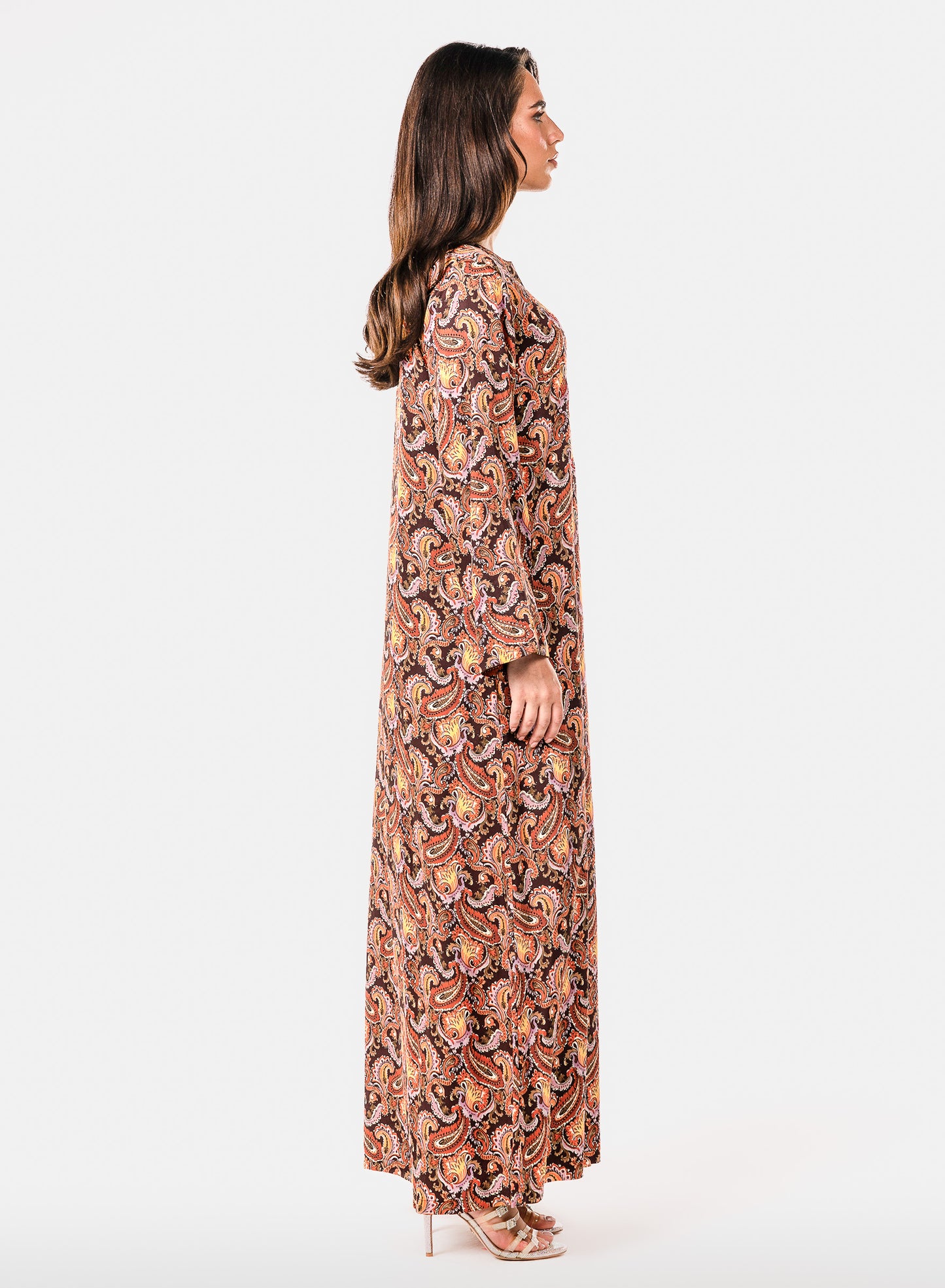 Italian Royal Paisley Viscose Caftan