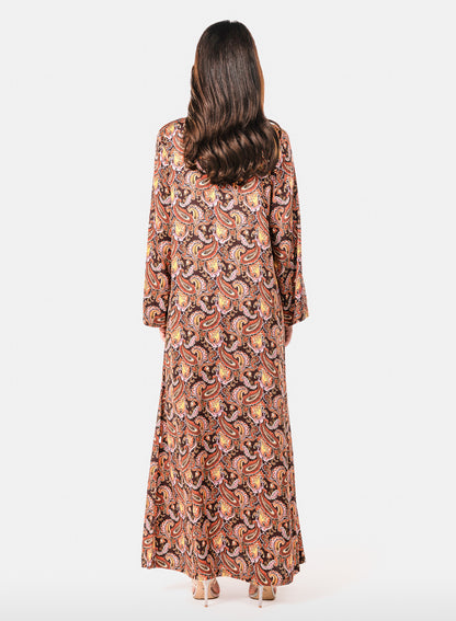 Italian Royal Paisley Viscose Caftan