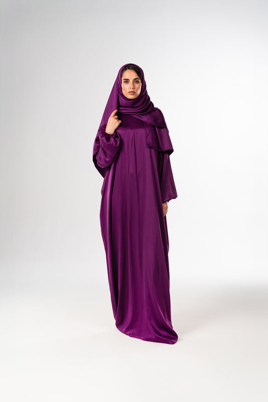 Dark Purple European hotfix Prayer Robe