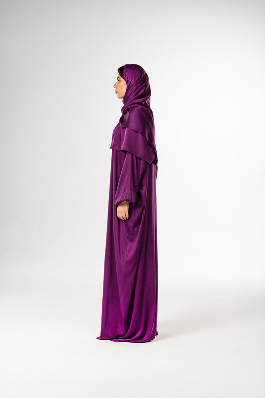 Dark Purple European hotfix Prayer Robe