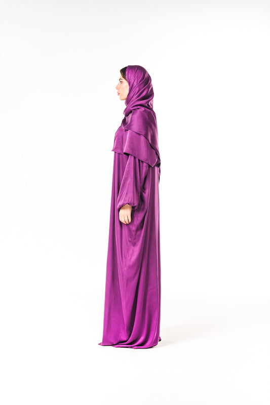 Dark Purple European hotfix Prayer Robe