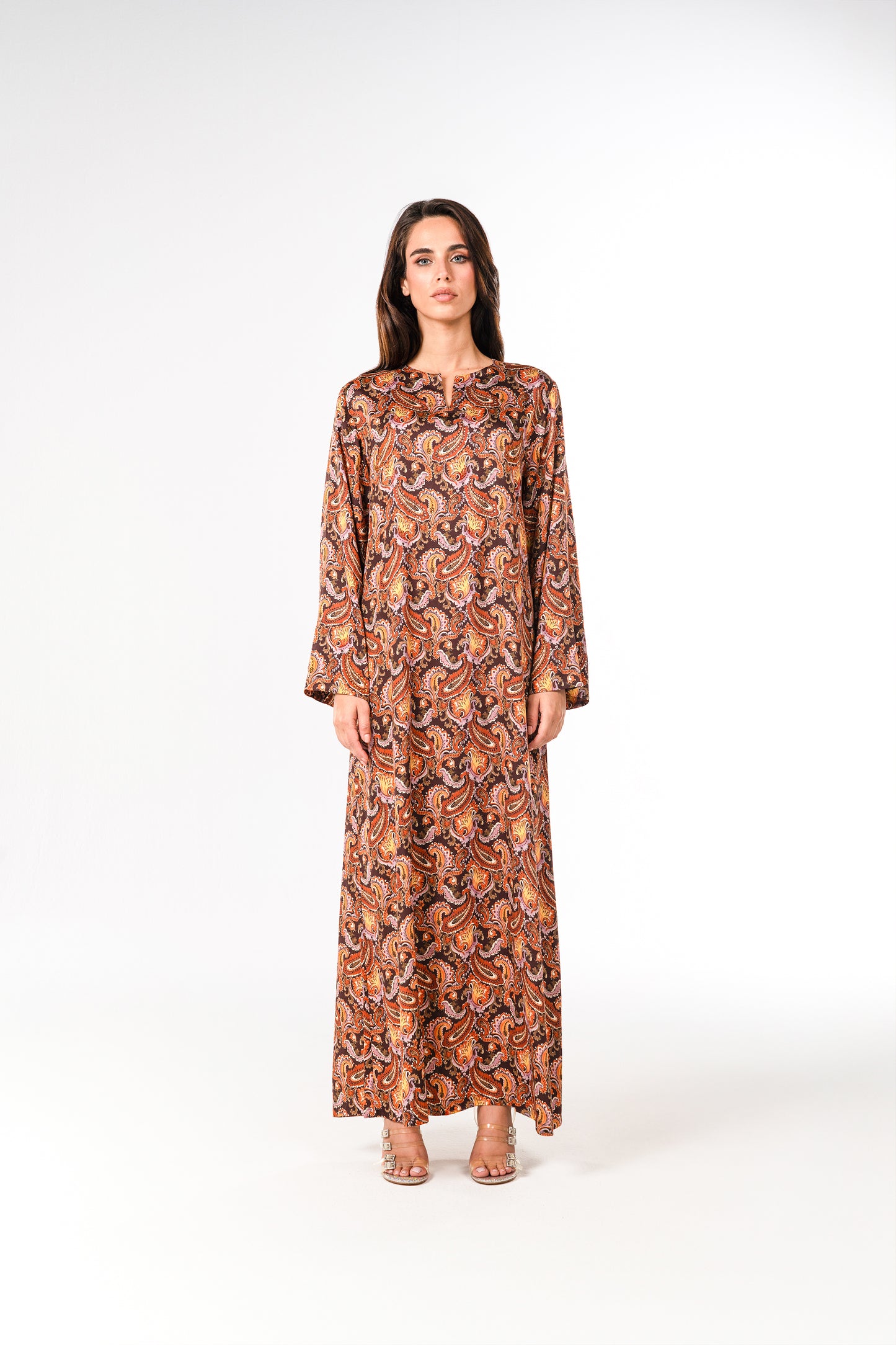Italian Royal Paisley Viscose Caftan