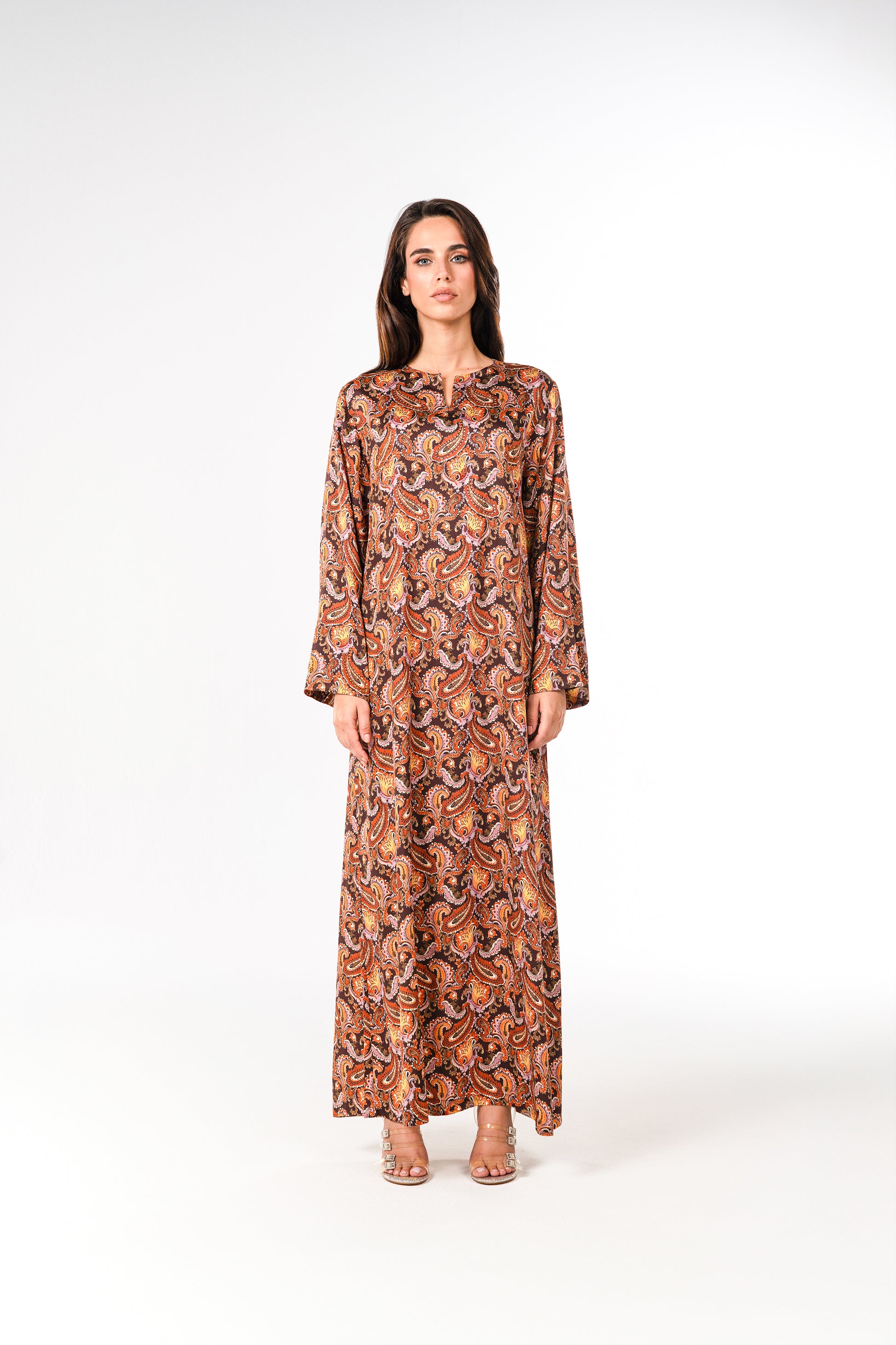 Italian Royal Paisley Viscose Caftan