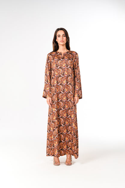 Italian Royal Paisley Viscose Caftan