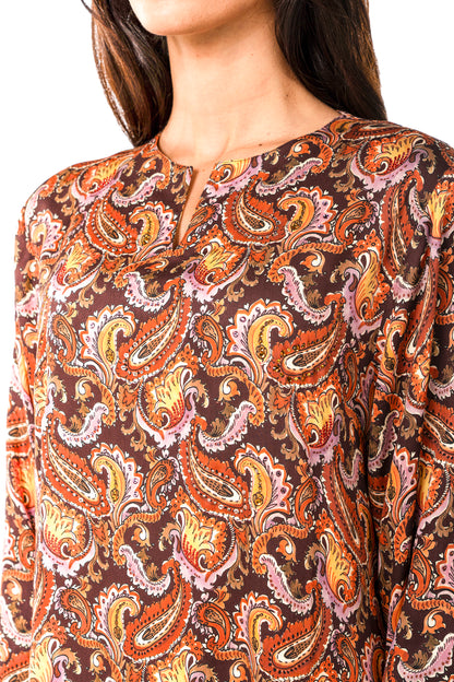 Italian Royal Paisley Viscose Caftan