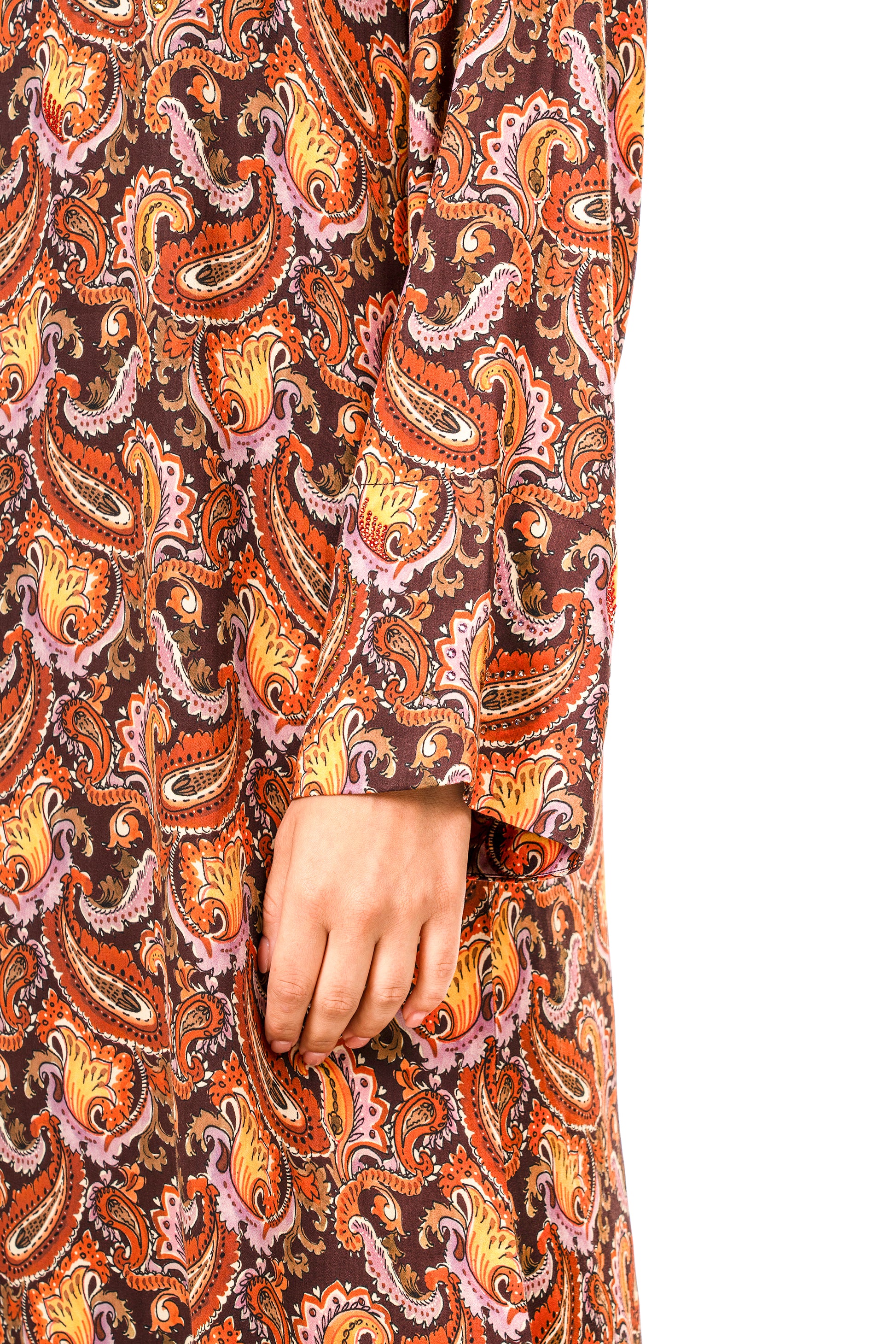 Italian Royal Paisley Viscose Caftan