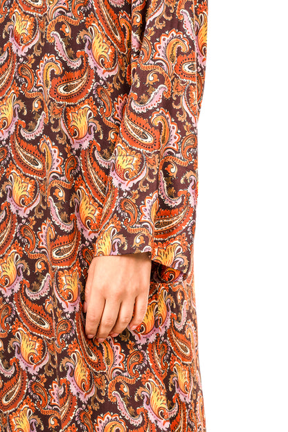 Italian Royal Paisley Viscose Caftan