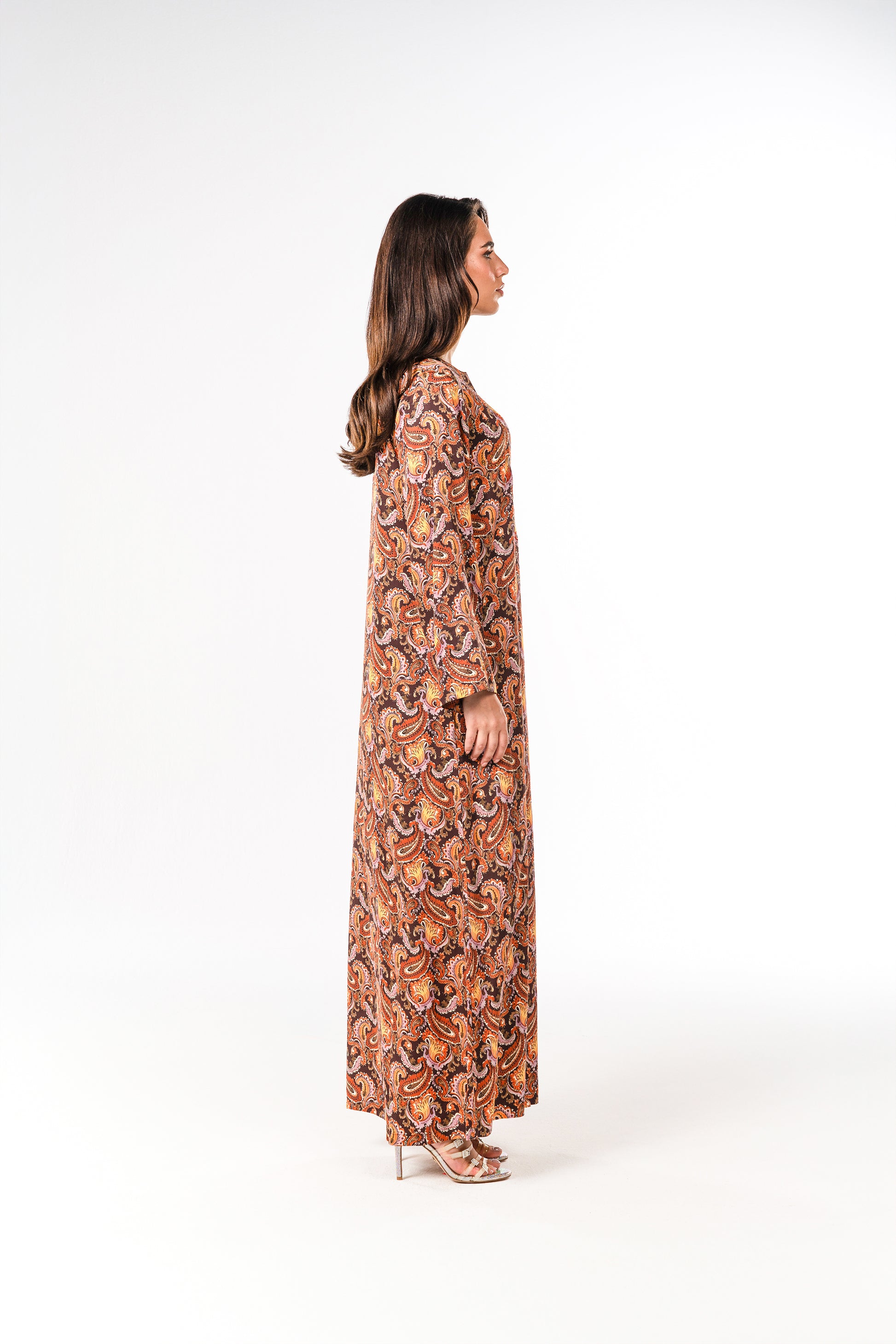 Italian Royal Paisley Viscose Caftan