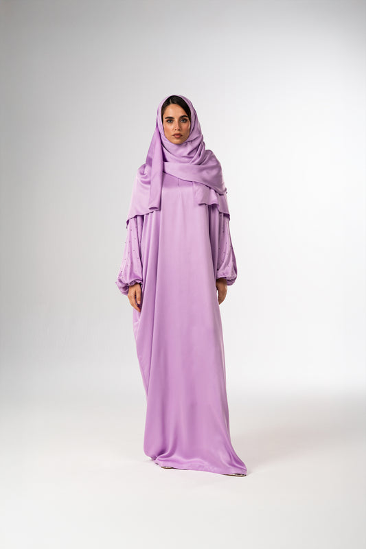 Light Purple with European hotfix Prayer Robe
