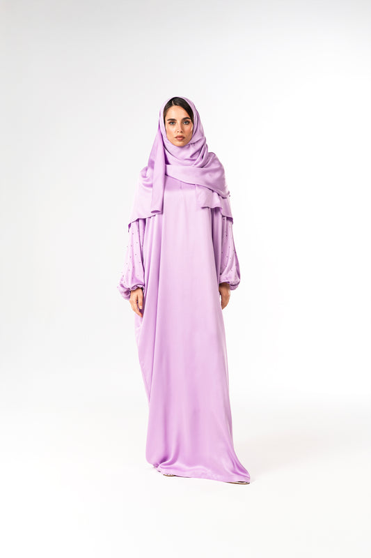 Light Purple with European hotfix Prayer Robe