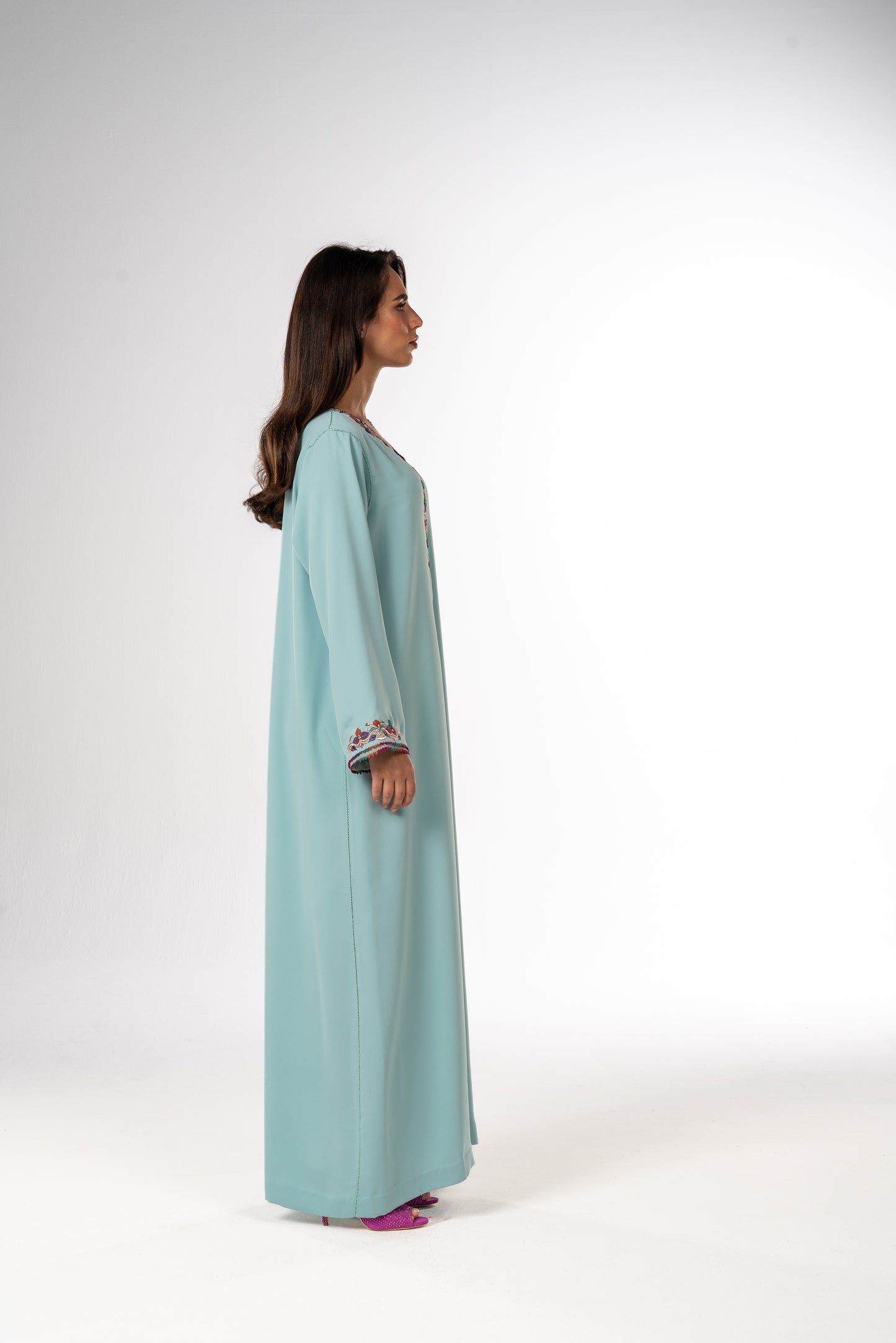 Tiffany Crepe Moroccan Caftan