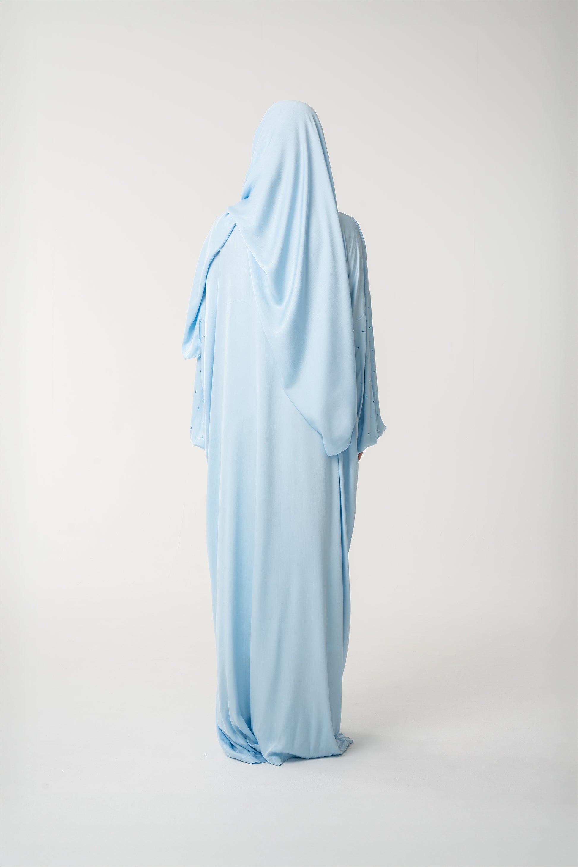 Aquamarine Prayer Robe - House of Caftan