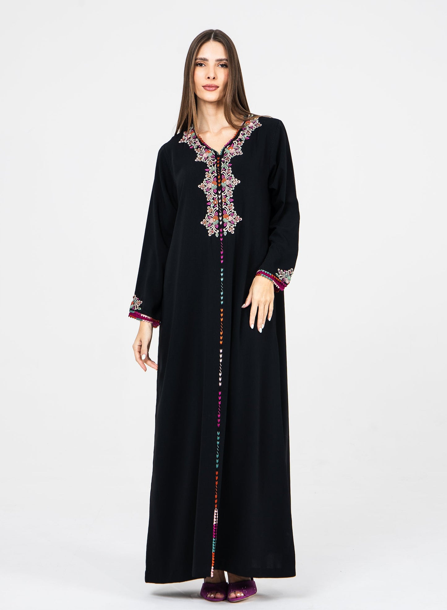 قفطان كريب اسود