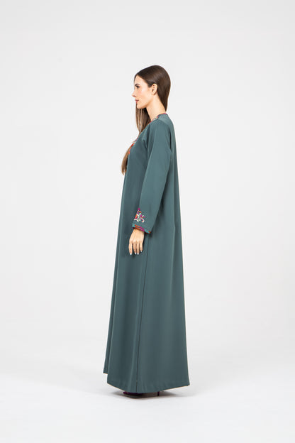 Rainforest Crepe Caftan
