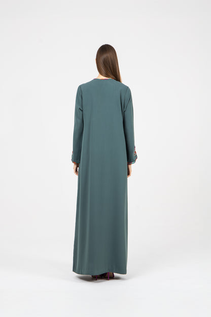 Rainforest Crepe Caftan
