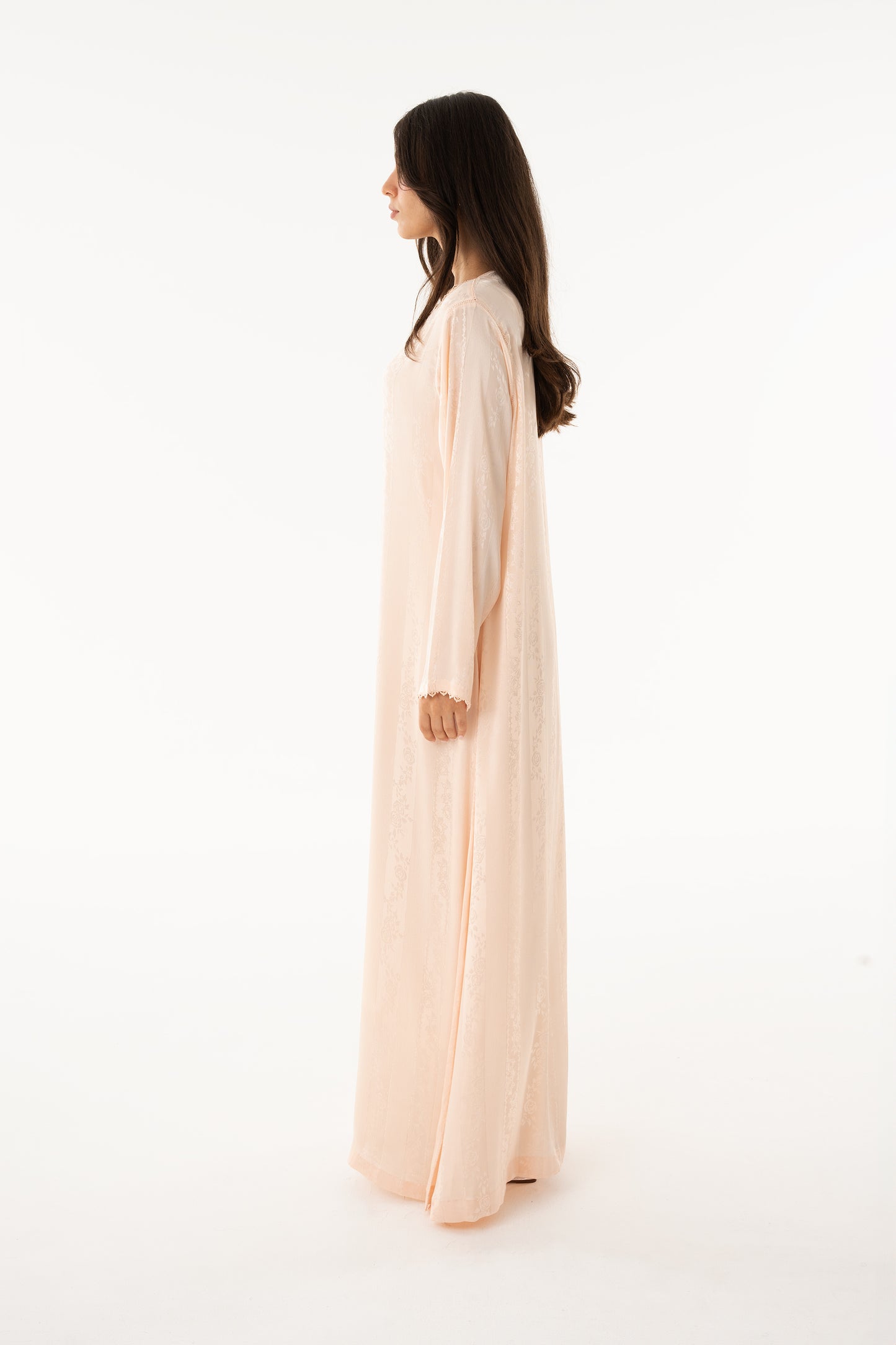 Peach Caftan - House of Caftan
