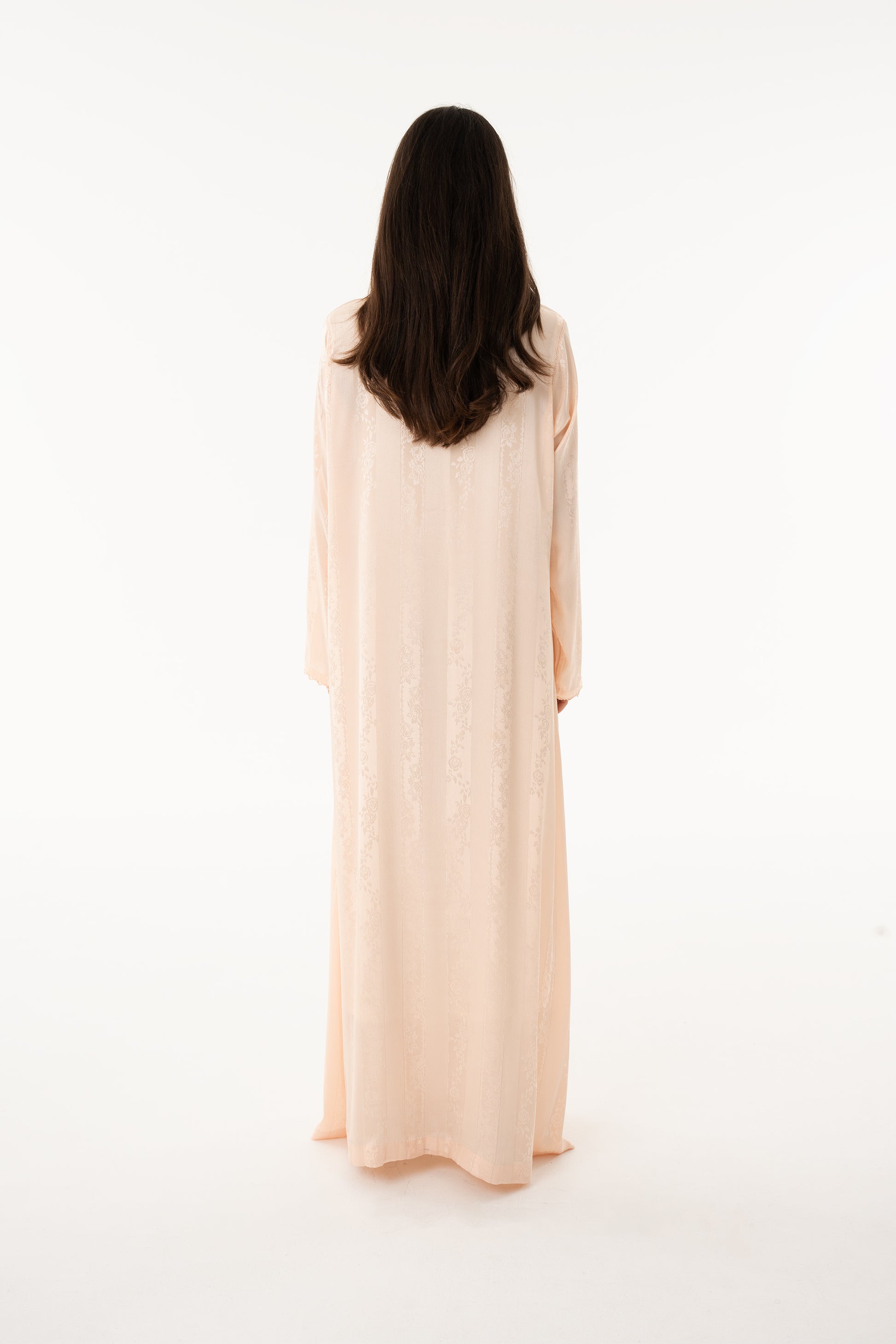 Peach Caftan - House of Caftan