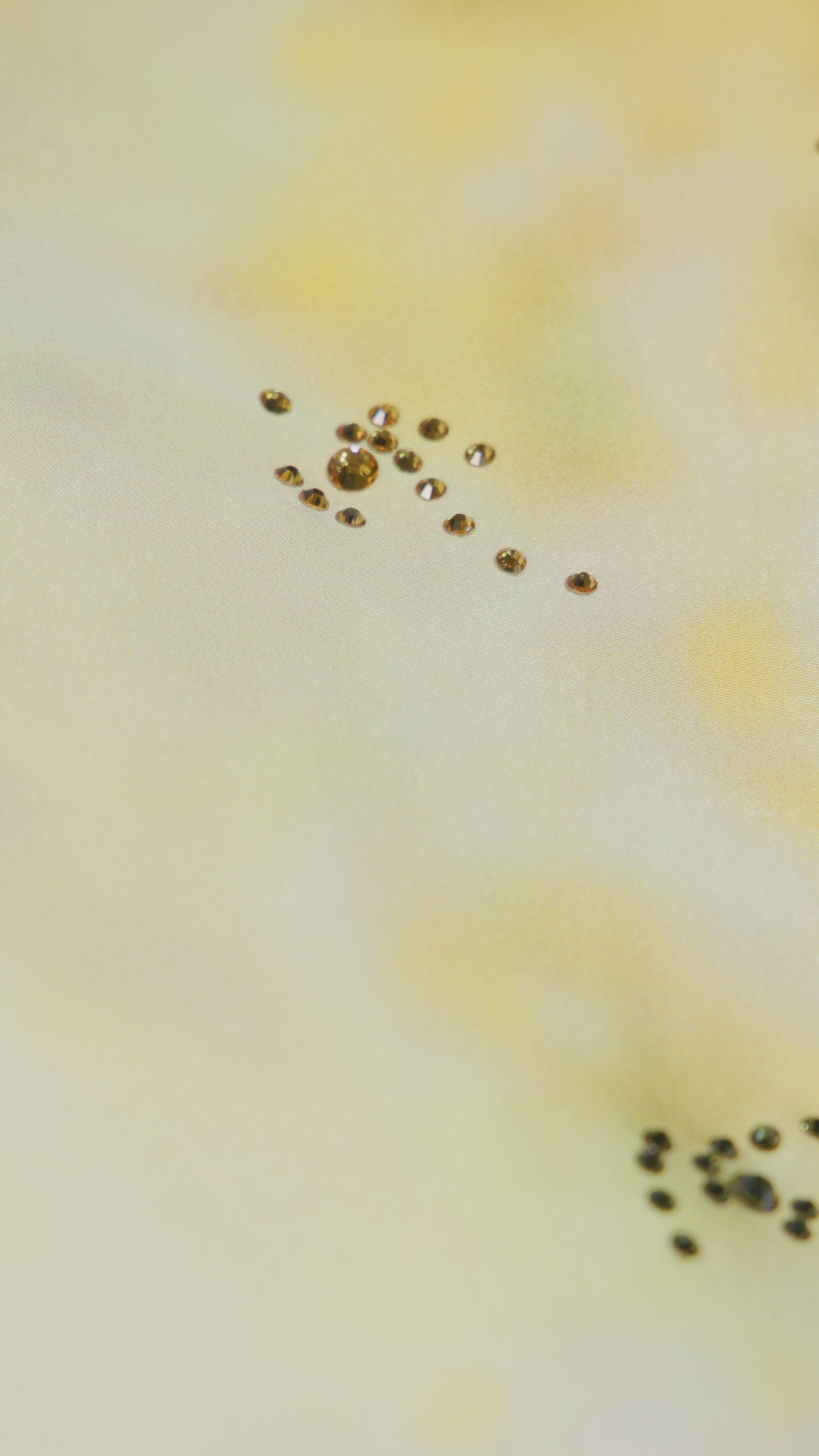 PINKO Italian Viscose Satin Original Bright Gold Splash Caftan with European hotfix - Handmade Limited Edition 2