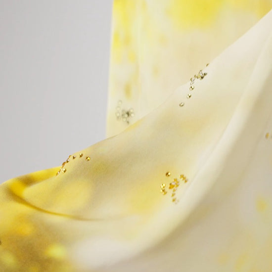 PINKO Italian Original Bright Gold Splash Caftan