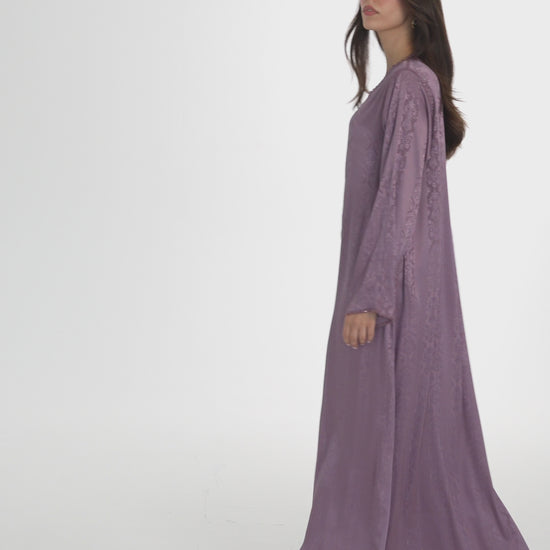 Mauve Handmade Caftan - House of Caftan